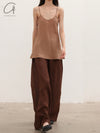 BASERANGE 25 Spring/Summer France Linen Vest Camisole BAS-TODY-SL-000-OCULAR